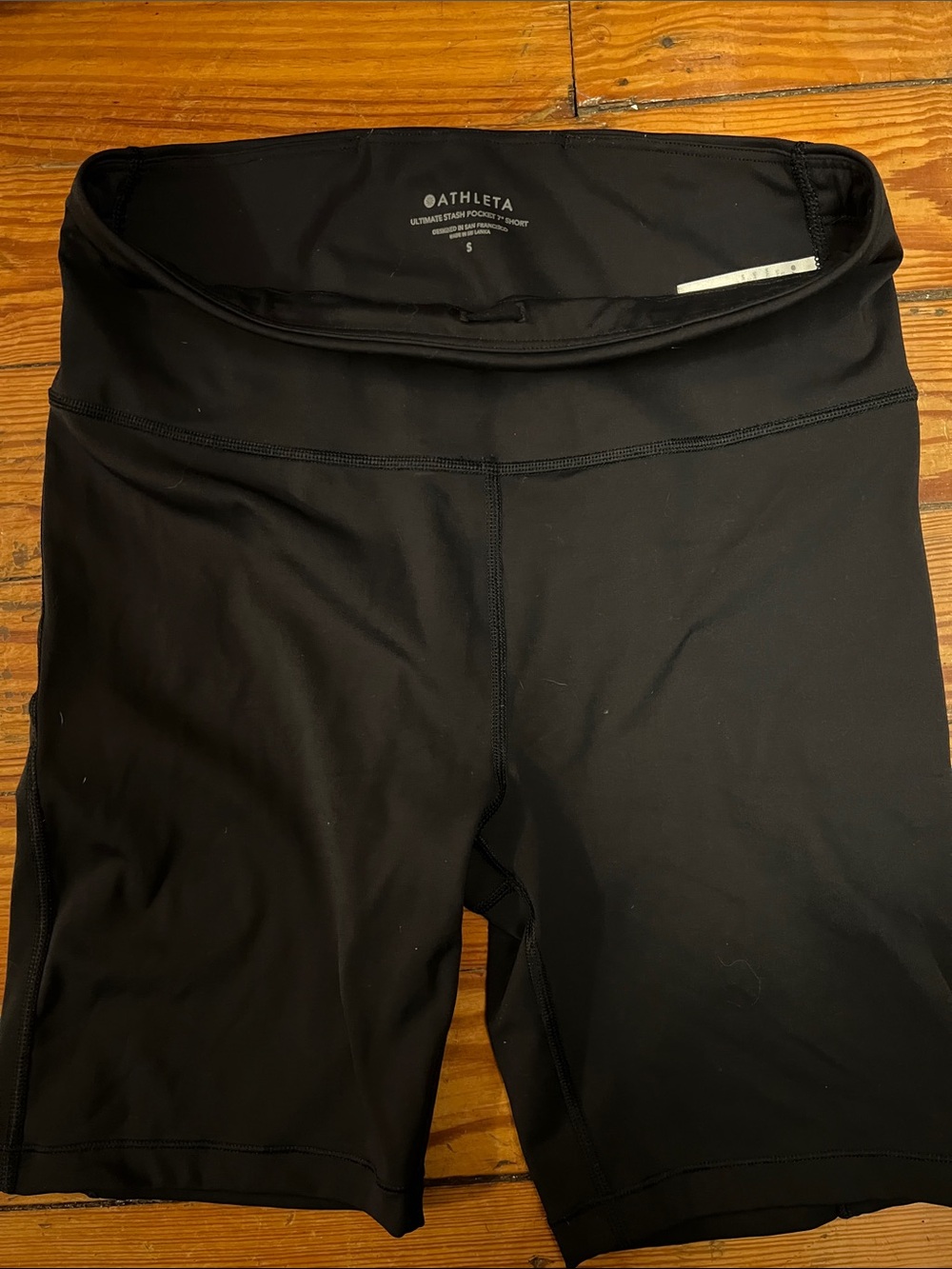 Athleta Stash Pocket High-Waist Bike Shorts